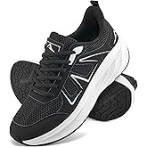 Almusen Womens Tennis Shoes for Walking: Comfortable Breathable Mesh Cushion Athletic Sneakers for Casual Athletic Workout