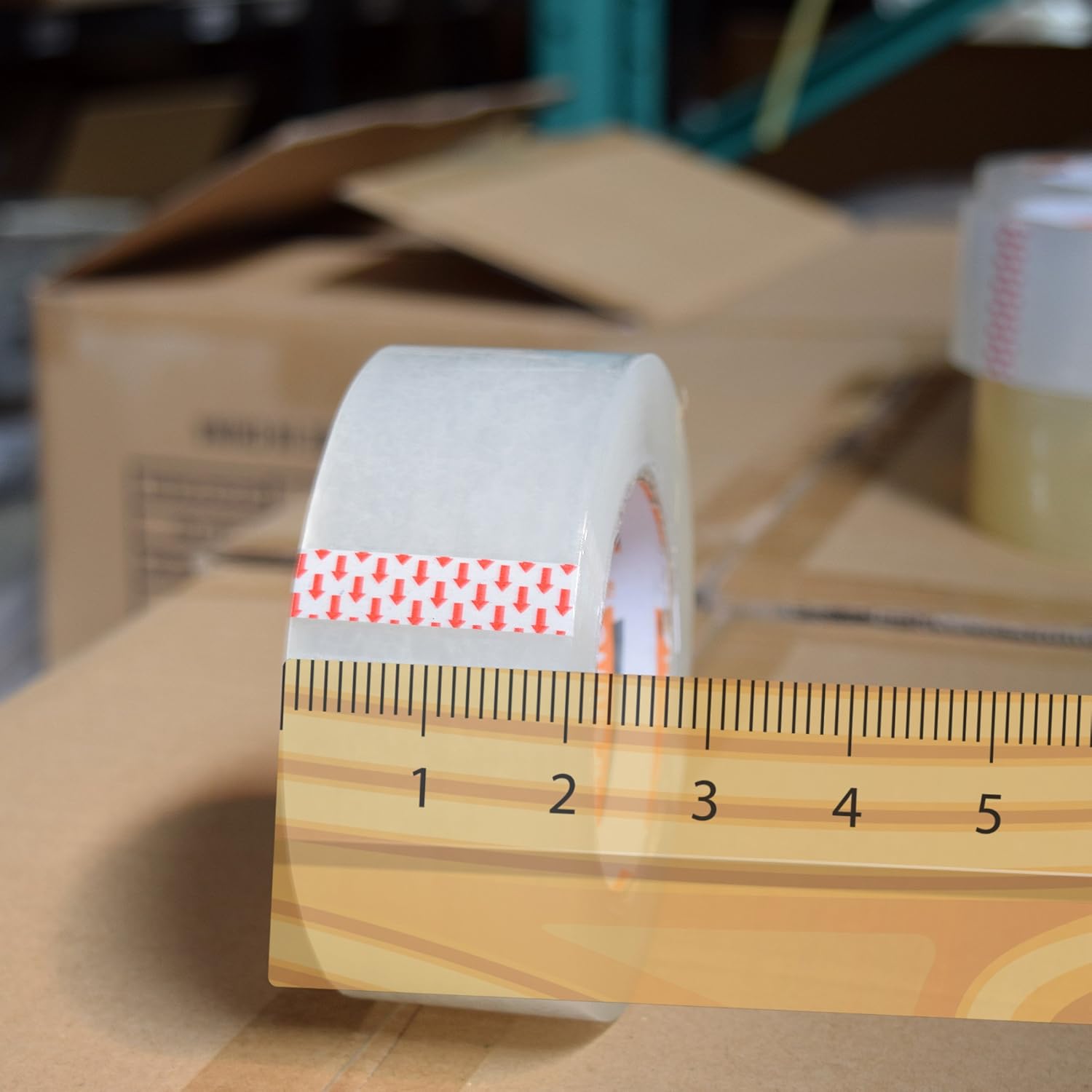 Tape King Clear Packing Tape - 60 Yards Per Roll (6 Refill Rolls) - 2 Inch Wide Stronger 2.7mil, Heavy Duty Sealing Adhesive Industrial Depot Tapes for Moving Packaging Shipping, Office & Storage : Office Products