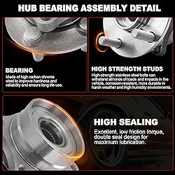 Pair 513234 Front Wheel Bearing Hub Assembly
