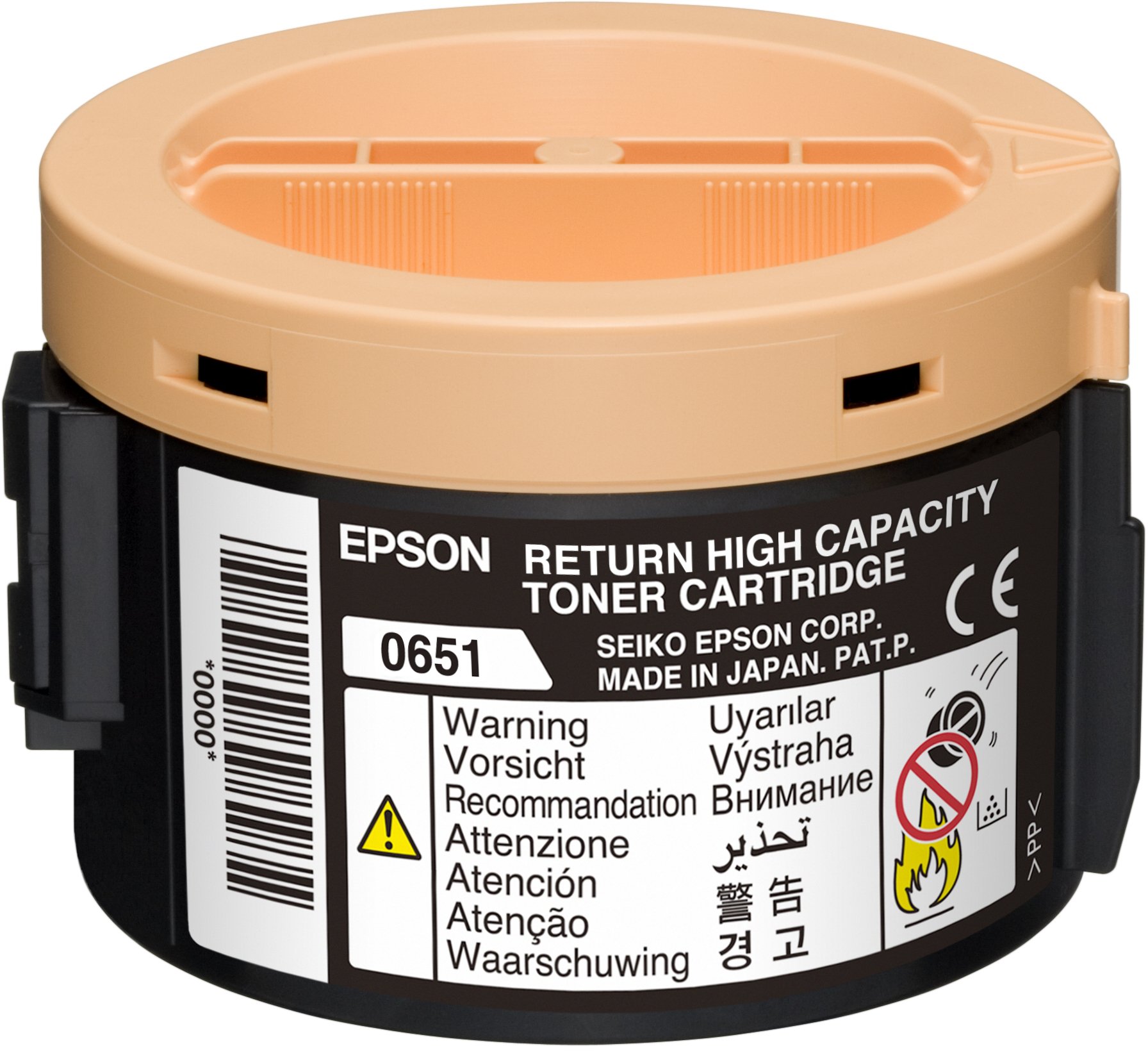 Epson High Capacity Return Toner Cartridge, Black, Genuine