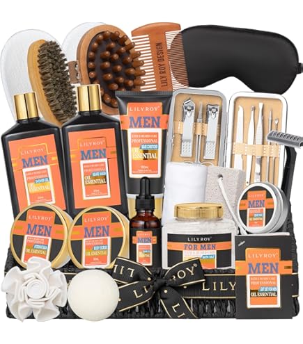 Amazon.com: 18.21 Man Made Men's Book of Good Grooming Gift Set