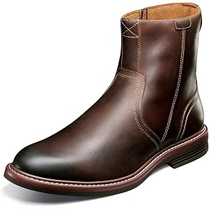 Florsheim Men's Neufeld Plain Toe Side Zip Boot