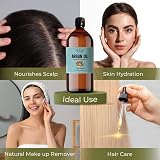 Essican Purelife 1000ml Pure Argan Oil Cold Pressed Hair Skin Face Body Natural view 4