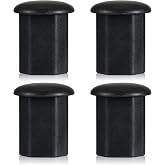 Sumind 4 Pack Lacrosse Stick Butt End Caps | Plastic Replacement Caps for Lacrosse Stick Shafts, Easy to Install for Practice, Training and Game Use