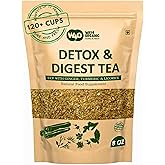 Detox and Digest CCF Tea with Ginger, Turmeric and Licorice Tea 8 Ounces (Pack of 1), 11 Herbs Benefits in One Tea