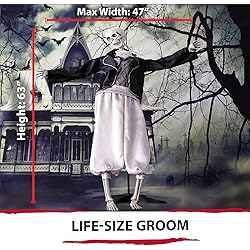 Haunted Hill Farm Life-Size Scary Talking Skeleton