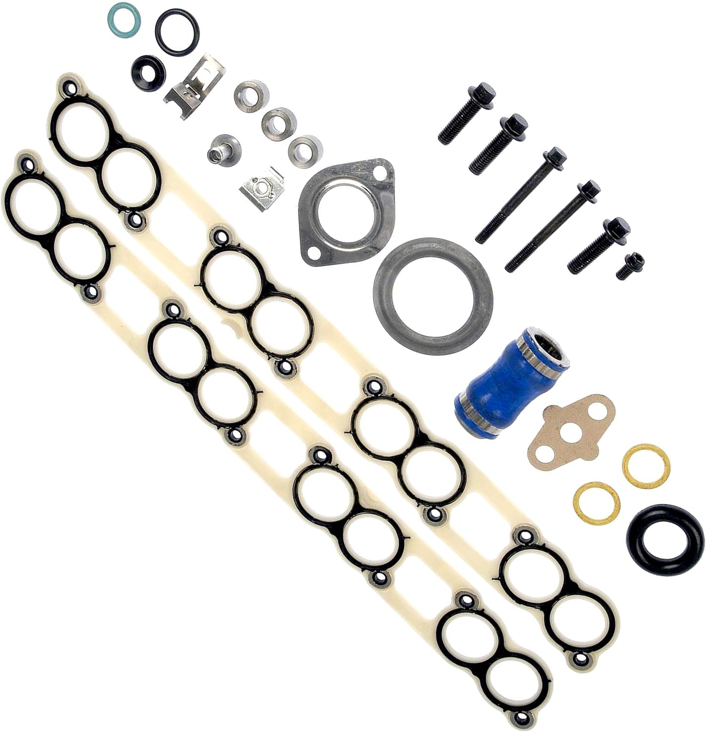 APDTY 015376 EGR Cooler & Intake Manifold Gasket Kit With Hardware For