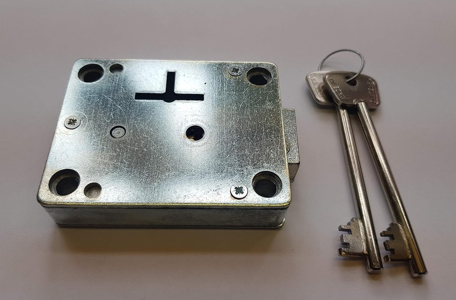 L&F 3780 Digital Cabinet Lock - Silver