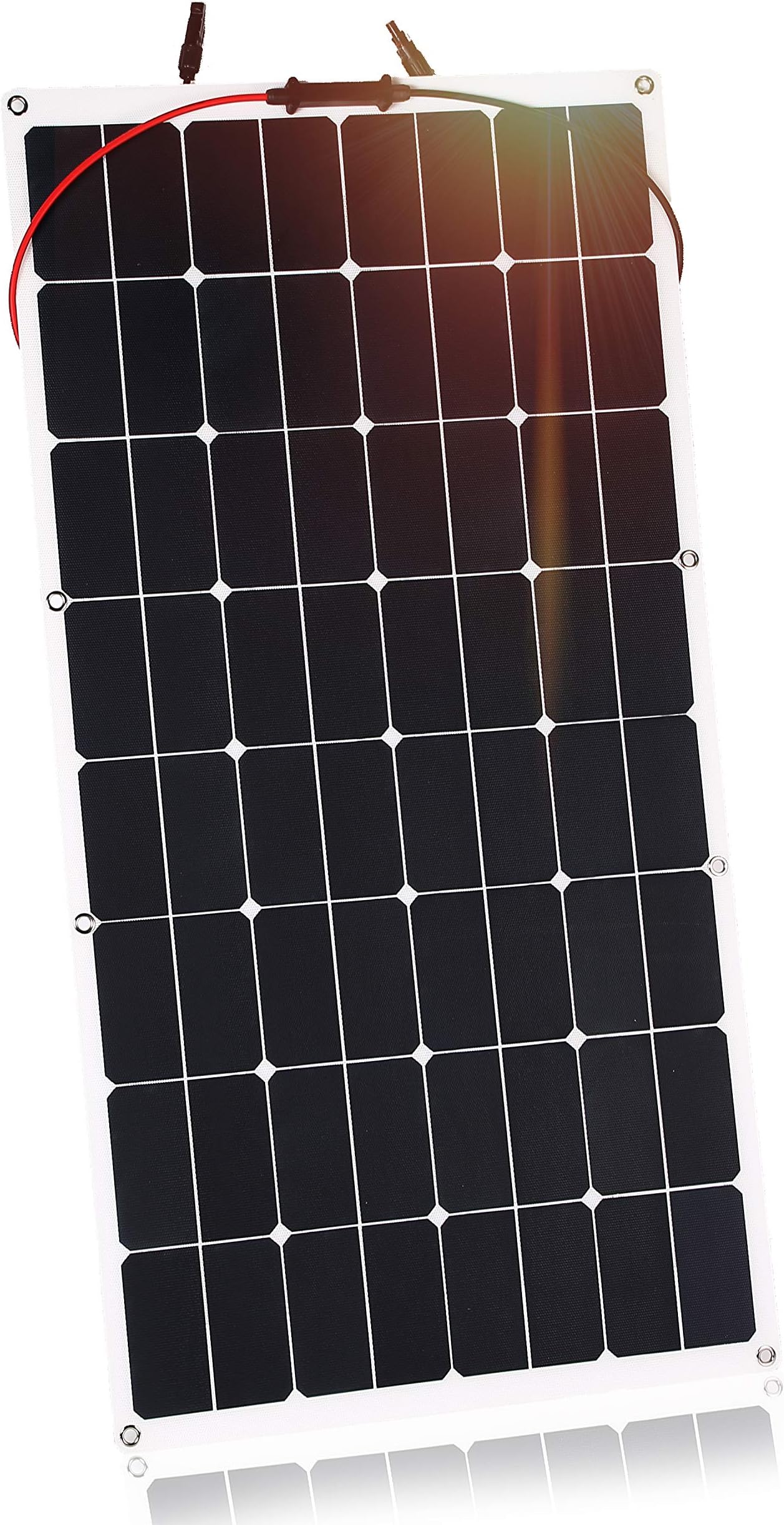 Kingsolar 100W ETFE Semi Flexible Solar Panel Charger for car,boat battery