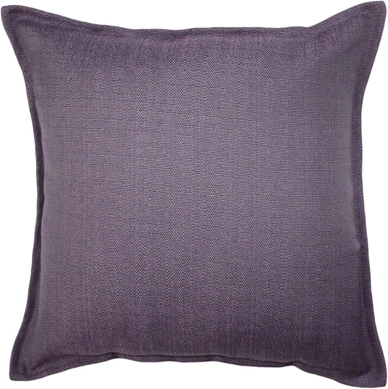 McAlister Textiles Savannah Dark Purple 60cm Cushion Cover, Woven Soft
