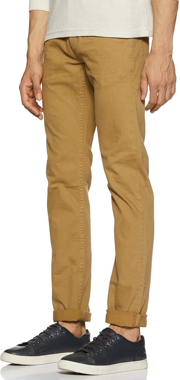 Celio Men's Jopry Trouser, Beige (Camel Camel), W30/L34 (Size: 38), 30W / 34L - Image 4