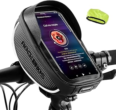Rockbros Stuurtas Waterdichte Fiets Gsm Houder Gsm Zakje Voor Mobiele Telefoon Tot 6 0 Inch Gevoelig Touchscreen Amazon Nl
