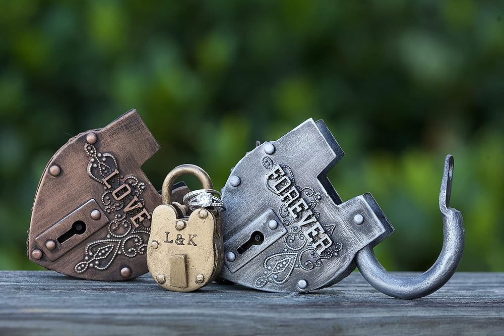 Love Lock Wedding Ceremony Unity Locks Personalized Gift