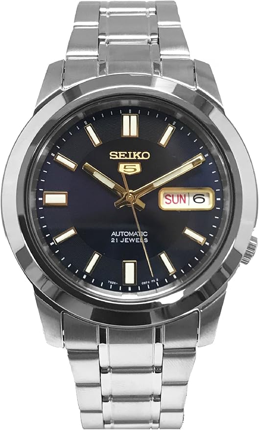 Seiko Men's SNKK11 AutomaticSelfWind Blue Dial Watch Amazon.ca Watches