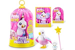 Pets Alive Polly The Magic Bird by ZURU, Robotic Toy Pet Bird
