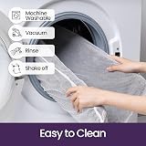 DEXI Dirt Trapper Door Mat Indoor 60x90 cm Grey-Blue Non-Slip Machine Washable view 7