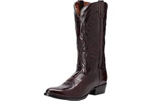 Dan Post Mens Milwaukee Embroidered Narrow Round Toe Casual Boots Mid Calf - Black