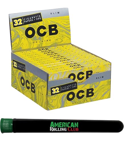 OCB Kingsize Slim Premium Rolling Papers & Tips - Single Pack