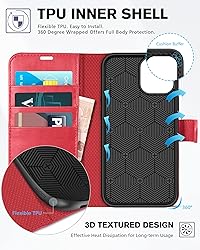 TUCCH Wallet Case for iPhone 12 Pro/iPhone 12