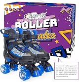 Nattork Adjustable Kids Roller Skates with Light Up Wheels view 6