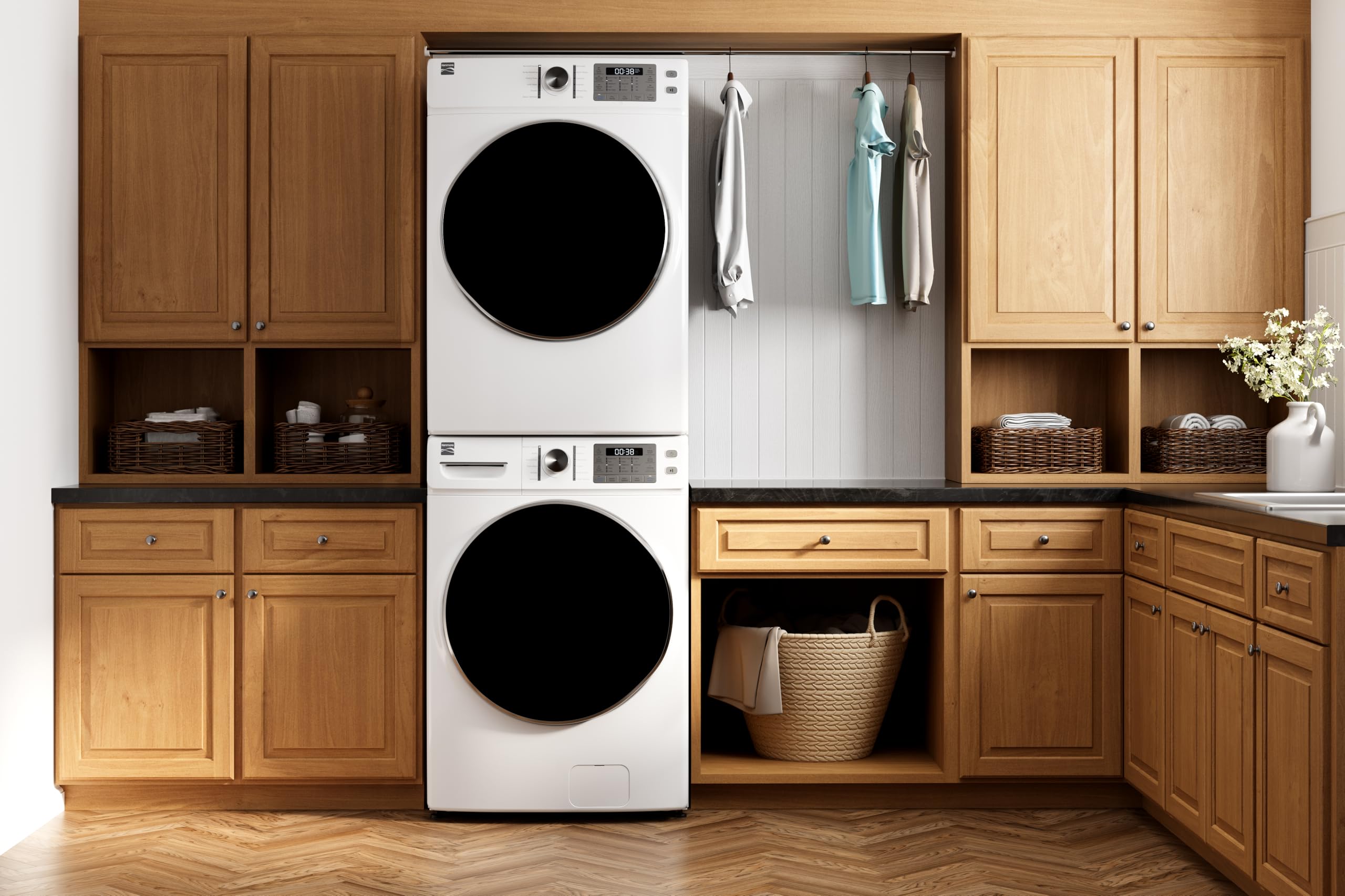 Kenmore 4.5 cu. ft. Front Load Washer with Stain Removing Steam Treatment - Reduce Laundry Time with Accela Wash - LED - ENERGY STAR Certified - White