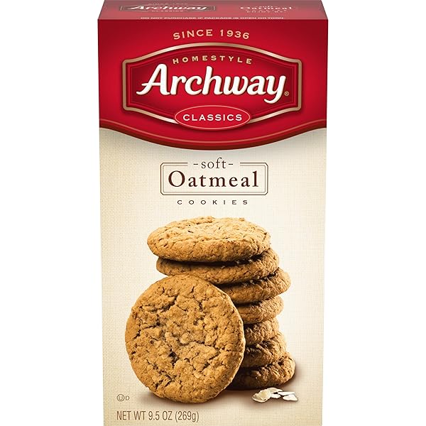 ARCHWAY COOKIES, CLASSIC SOFT OATMEAL COOKIES, 9.5 OZ