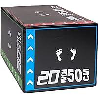 PRISP Foam Plyometric Jump Box - 20" 24" 30" Soft Adjustable Plyo Box