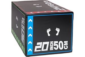 PRISP Foam Plyometric Jump Box - 20" 24" 30" Soft Adjustable Plyo Box