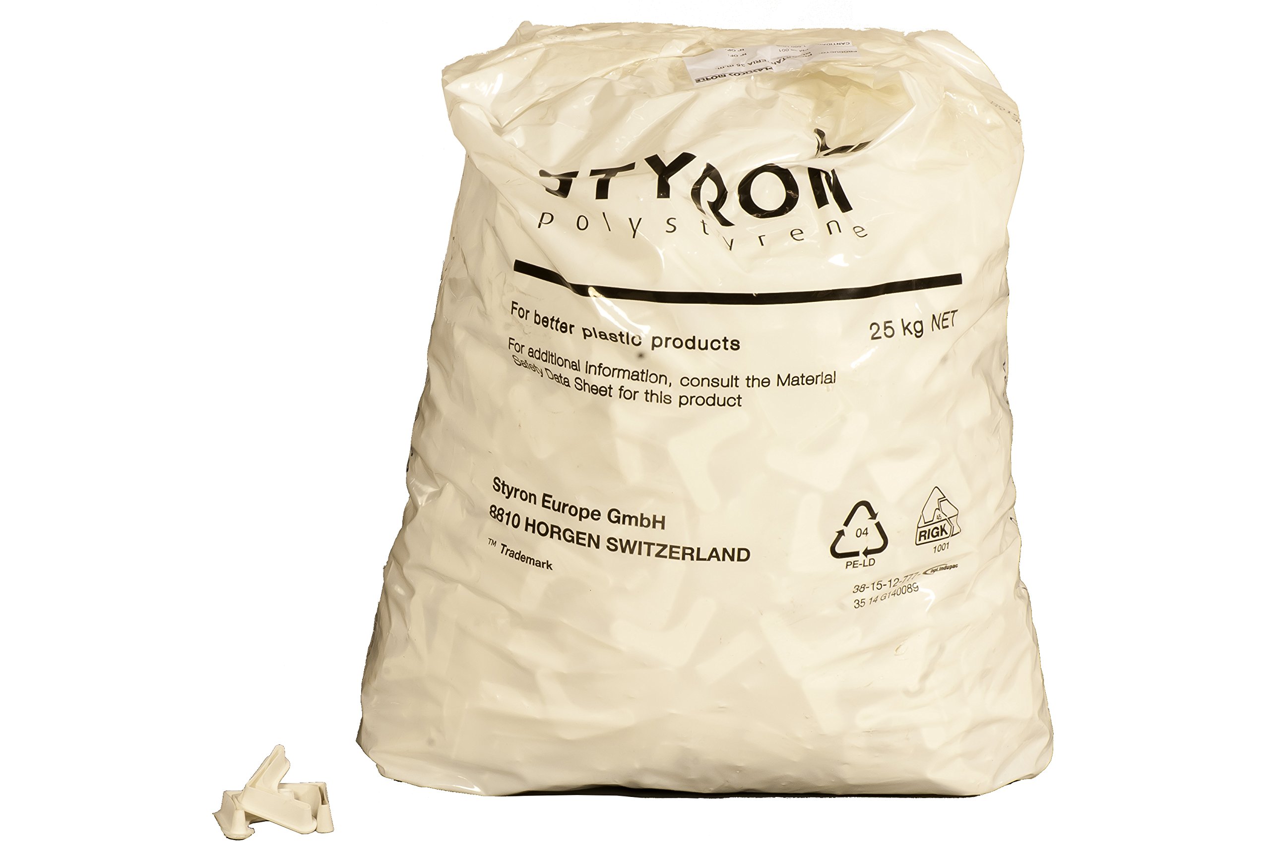 Simonrack 8425437042058 480 x 400 x 180 mm Plastic Bases Bag for Shelves - White (Pack of 1500)