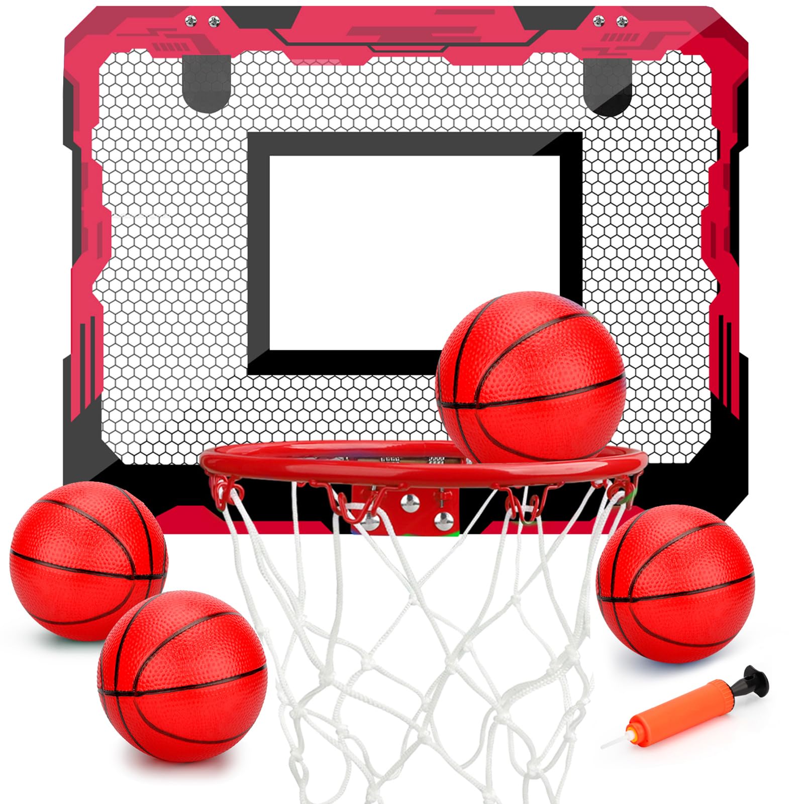Over The Door Basketball Hoop TeqHome Indoor Mini Basketball Hoop For