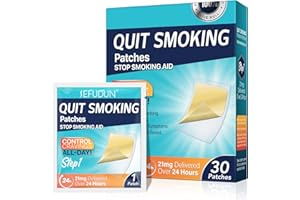 TOOFFI 21mg Quit Smoking Patches,Step 1 Stop Smoking Aids Patches,30 Count Transdermal System Patch,Quit Smoking Stickers That Work with 2 Weeks,Easy and Effective Help to Quit That Work
