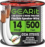 GEARit 2x2.5mm² Speaker Cable 152.4m/500ft 14AWG Twin Core CCA White