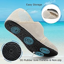 Beach Shoes Women Pool Swim Aqua Socks Summer Wide