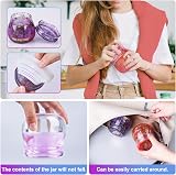 LET'S RESIN Silicone Jar Moulds with Lid for Candle & Storage Use view 2