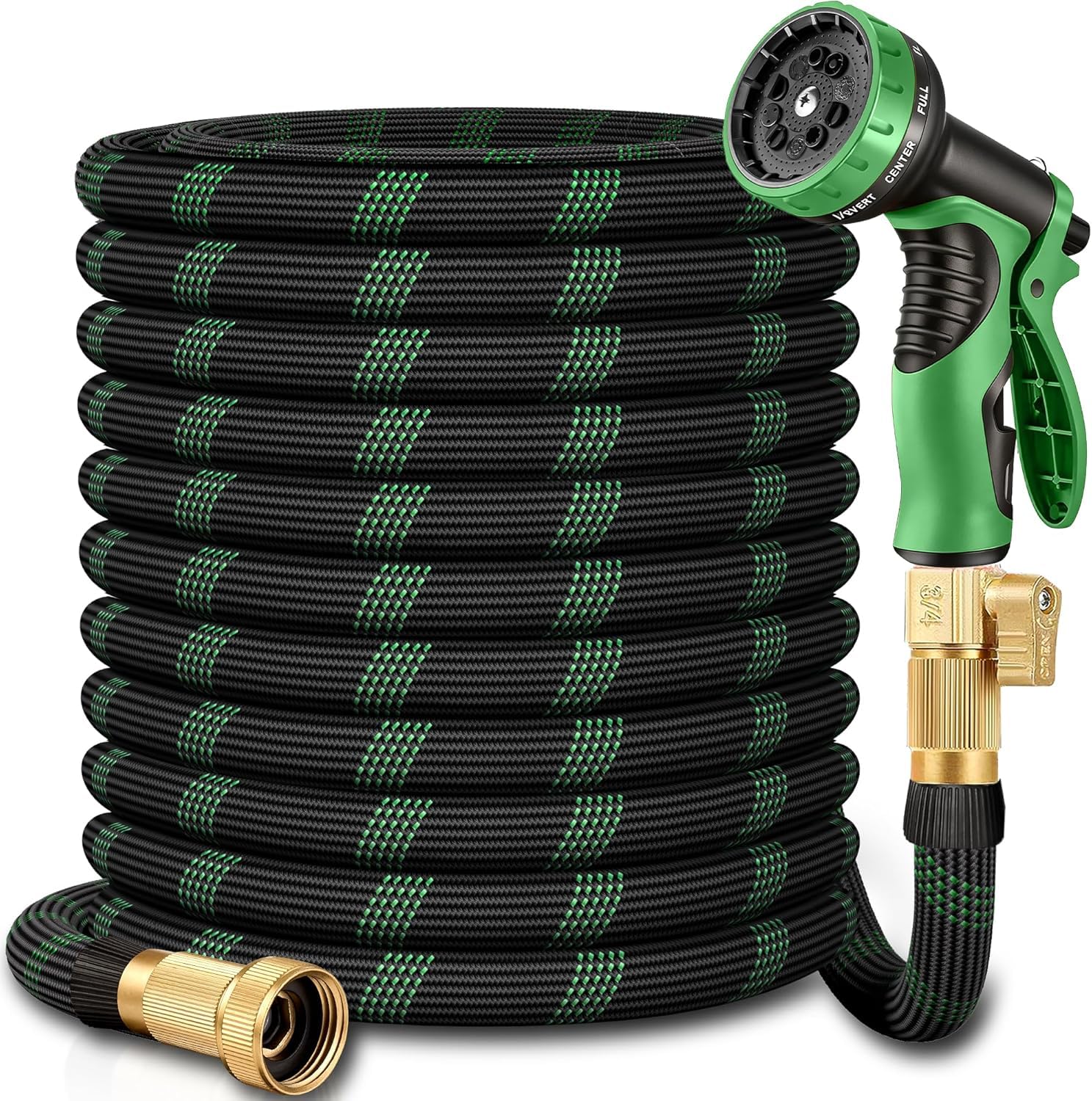 100 ft garden hose,2026 new improved lightweight all-weather water hoses, ultra durable and flexible