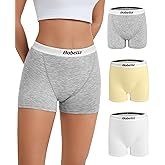 Bobelle Wear Merino Wool Boxer Briefs for Women, Soft Women's Boyshort Underwear, Moisture Wicking Boxershort Panties 3 Packs