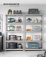 SONGMICS 5-Tier Steel Shelving Unit 600 kg Load 50x100x200 cm Silver GLR050E01 view 2