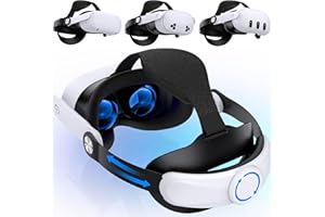 NINXGLOY Head Strap for Meta Quest 3S/Quest 2/Quest 3, Adjustable Halo Strap Replacement for Elite Strap, VR Headset Strap Reduce Pressure for Oculus Head Strap, Enhanced Support&Comfort