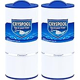 Cryspool® 07043 Filter Compatible with Caldera 75, C-7375, 1019301, 73531, PCD75N, FC-3964, 75 Sq. Ft Spa Filter Cartridge, 2 Pack
