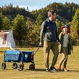 TIMBER RIDGE Festival Trolley on Wheels 200L Foldable with Brakes 100kg view 8