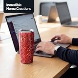 Hemway Red Holographic Glitter Shaker 130g Extra Chunky for Resin Crafting view 8
