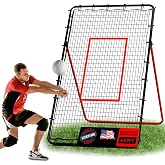 ZVFOTN Volleyball Rebounder Net - Portable 7x4 ft Training Equipment for Spike and Smash Practice - 5 Rebound Angles Custom Target Area for Volleyball Sports Training
