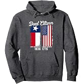 True Texan Dual Citizen Love Texas And America Pullover Hoodie