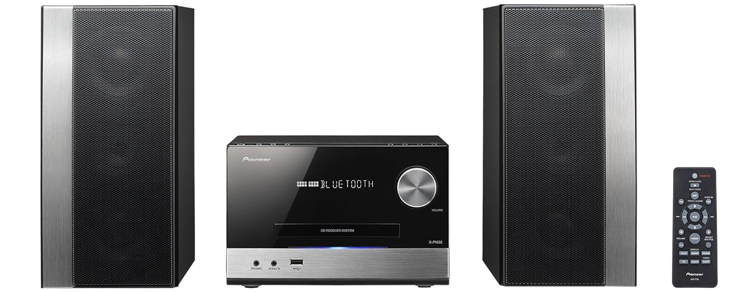 Pioneer X PM Microcadena W estéreo Streaming App Bluetooth WiFi color plateado