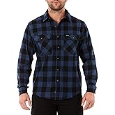 Smith's Workwear Mens Buffalo Two-Pocket Flannel ShirtButton Down Shirt