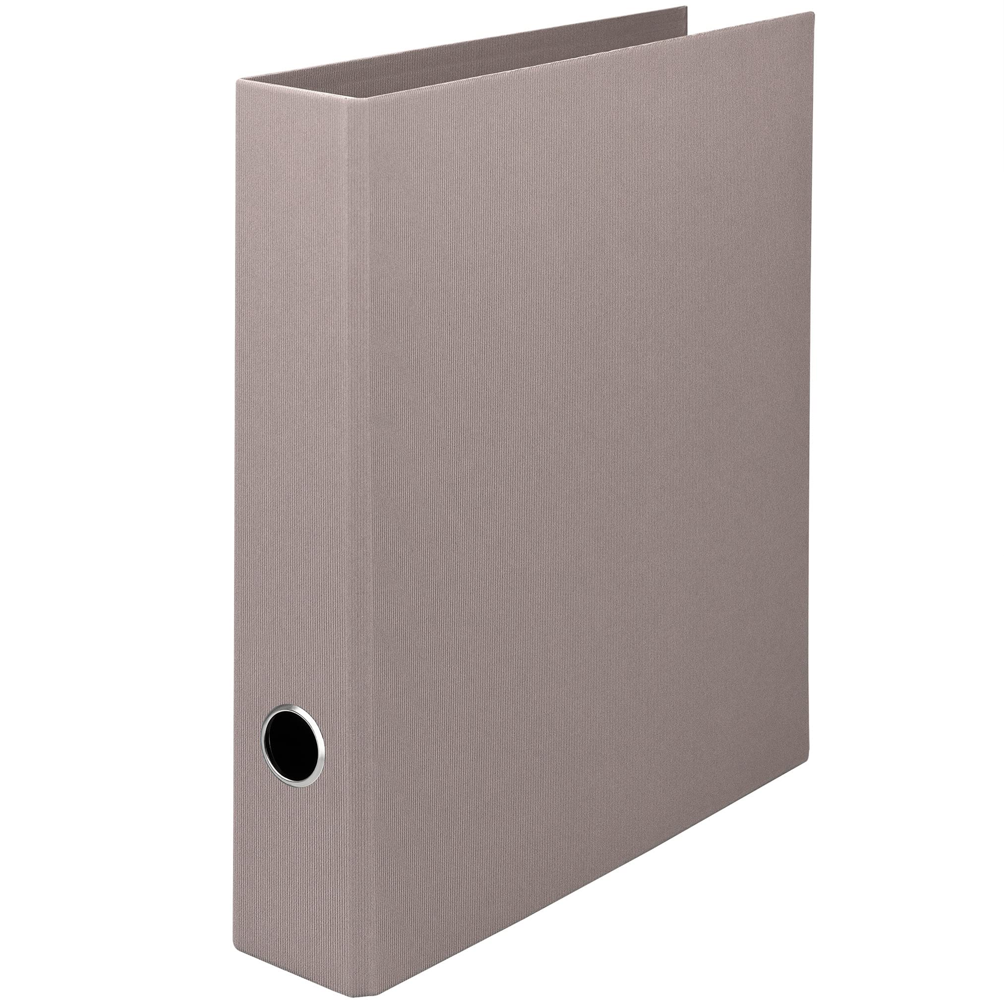 Rössler Papier 1317452491 - S.O.H.O. Map DIN A4 met hefboommechanisme, rugbreedte, 50 mm, taupe, 1 stuk