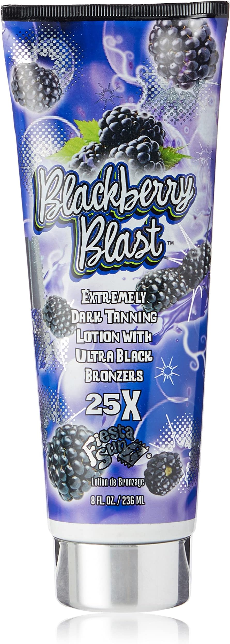 Fiesta Sun Blackberry Blast Tanning Lotion Ultra Black Bronzer 236ml