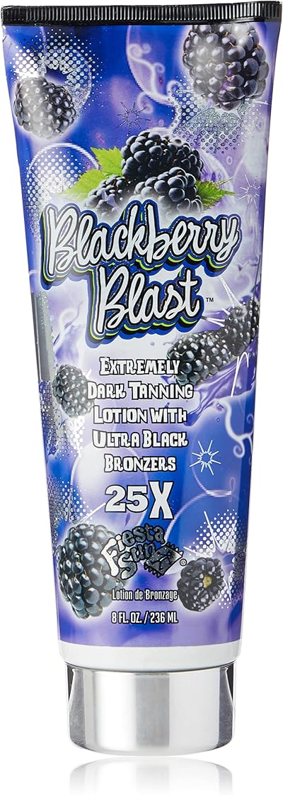 Fiesta Sun Blackberry Blast Tanning Lotion Ultra Black Bronzer 236ml