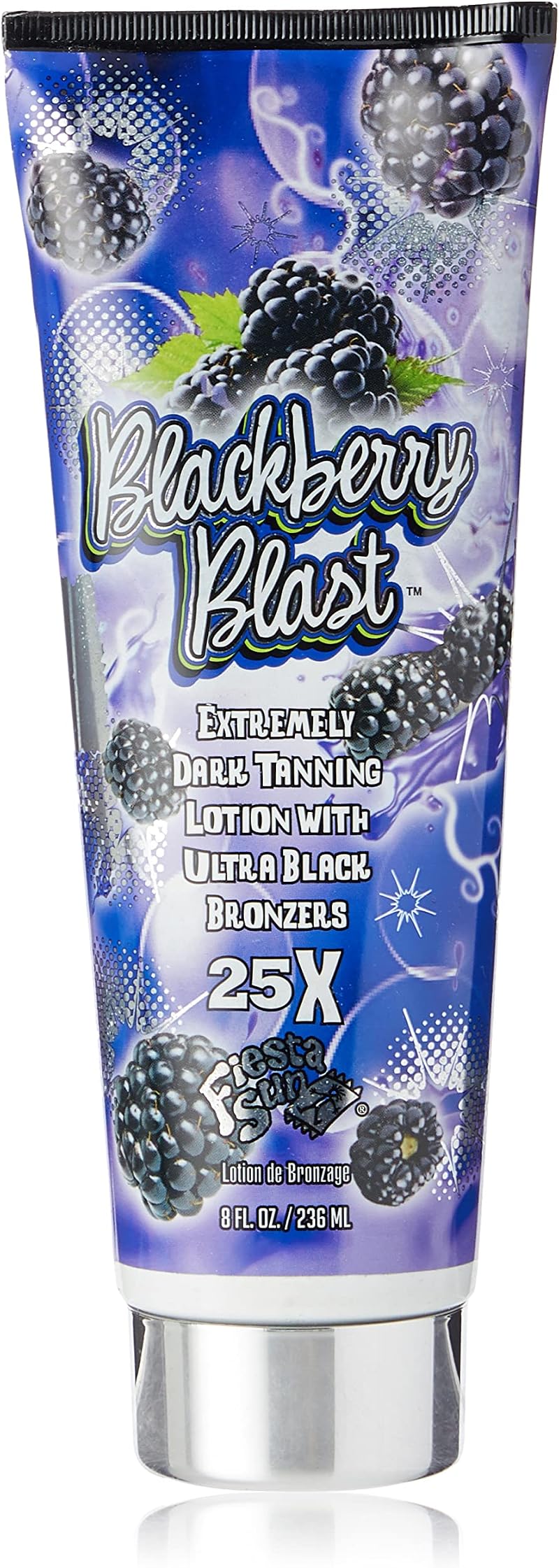 Fiesta Sun Blackberry Blast Tanning Lotion Ultra Black Bronzer 236ml