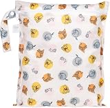 Bumkins Waterproof Wet Bags Disney Winnie The Pooh Travel Bag Reusable